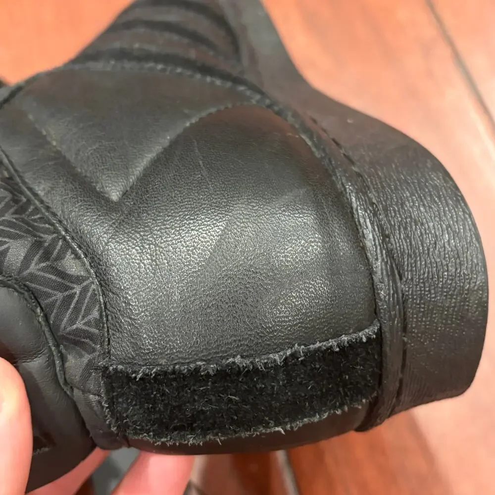 adidas Y-3 Yohji Yamamoto Originals Snow Model Black Leather Shoes, Men’s 9.5